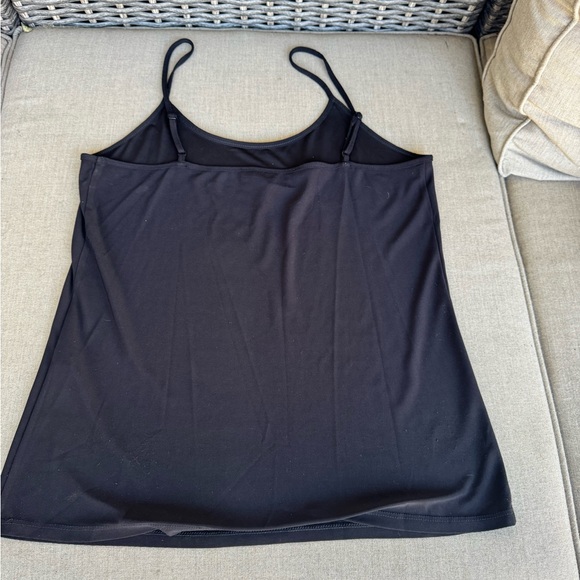 White House Black Market, Black, Floral, Long Sleeve, Sheer Blouse, Size Large - Picture 5 of 6